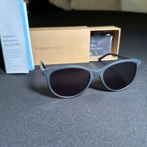 Eyebuydirect Calypso Sunglasses 57-17-140 C1 Frames Only Matte Gray‎